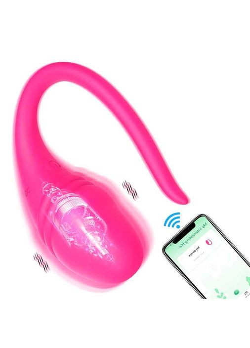 Рожеве Смарт віброяйце Love Spouse USB 9 режимів - Смарт вібратори No Brand (368891995)