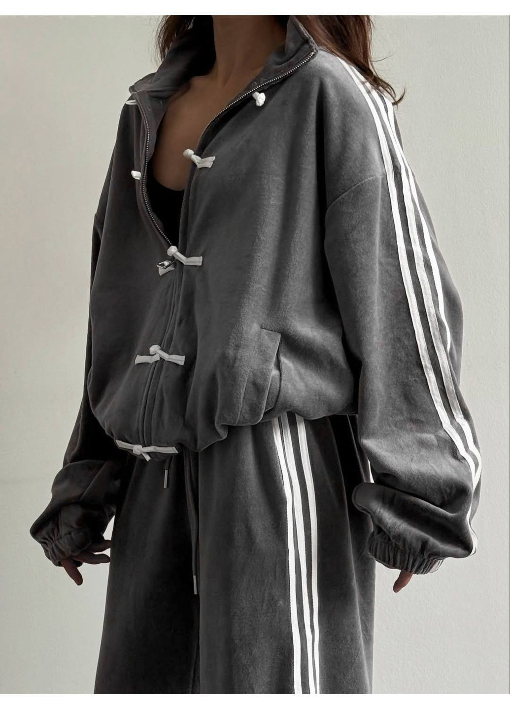 Женский спортивный костюм из мягкого велюра No Brand (369135515)