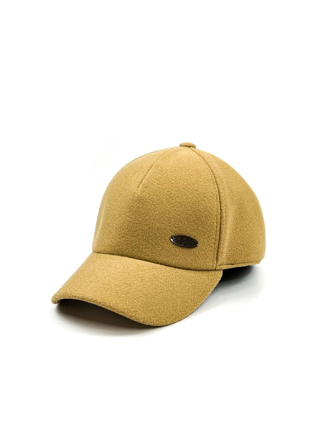 Бейсболка с регулятором и ушками женская шерсть коричневая КЕЙТ LuckyLOOK 307-735 (322791493)