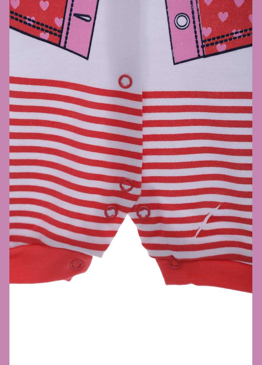 Песочник для девочки трикотажный с жилеткой красный 74 см (37796) BABYKROHA (297197887)