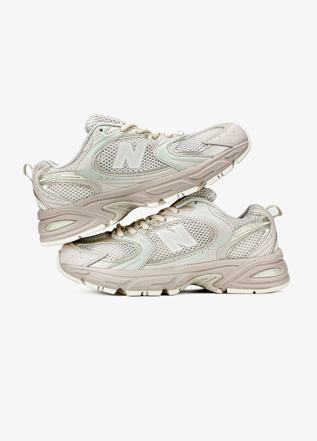 Кросівки жіночі і чоловічі New Balance 530 beige | Нью Беланс 530 бежеві No Brand бежеві всесезони (313102785)