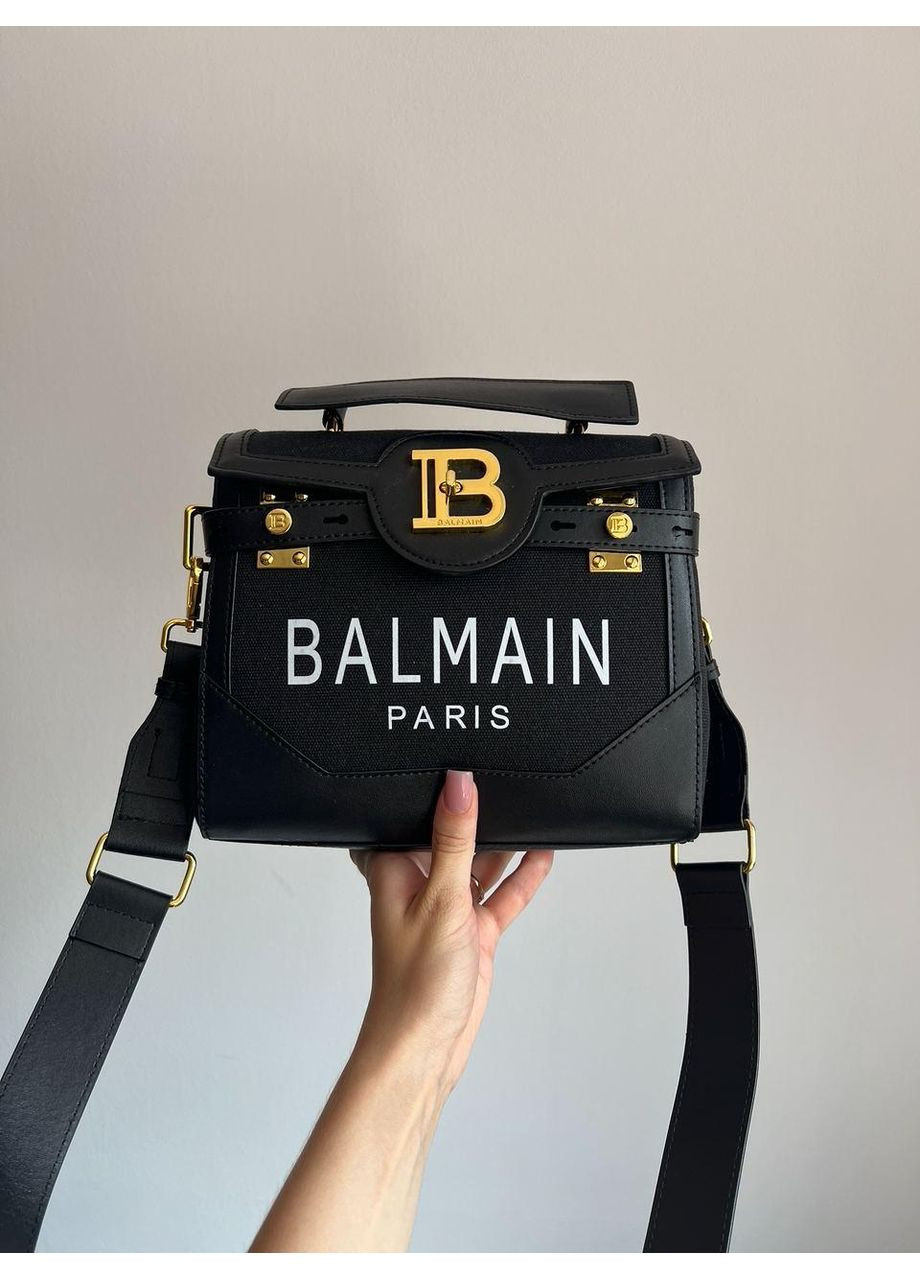 Сумка жіноча Balmain B-Buzz 23 Total Black No Brand (355343253)
