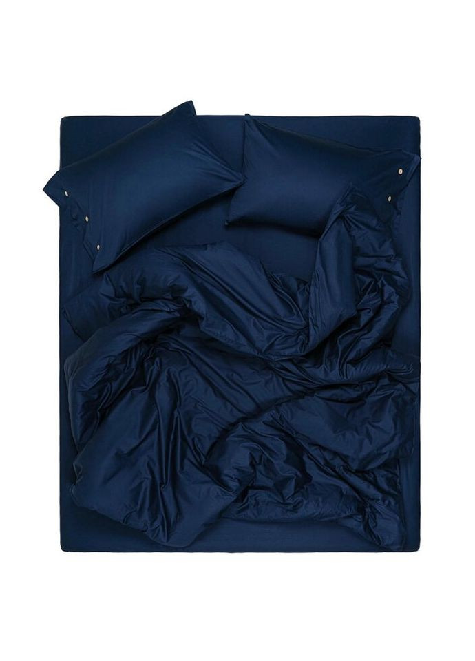 Постельное белье двуспальное Mix Match ART2022SN 240х260 см темно-синее Ardesto (336327499)