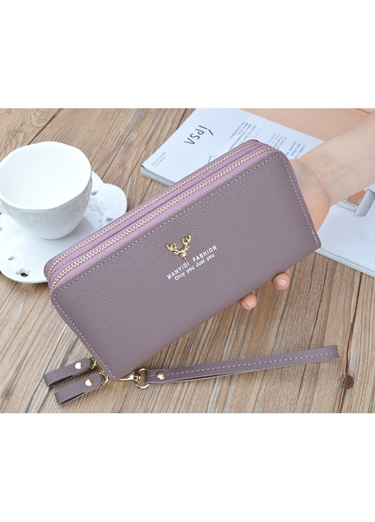 Женский кошелек клатч экокожа горизонтальный портмоне для женщин матовыйный ProDobro (363136145)