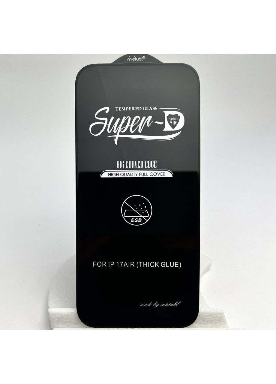 Защитное стекло на 17 Air глянец Super 5D Anti static 9H full glue glass glossy для айфона No Brand (369137261)