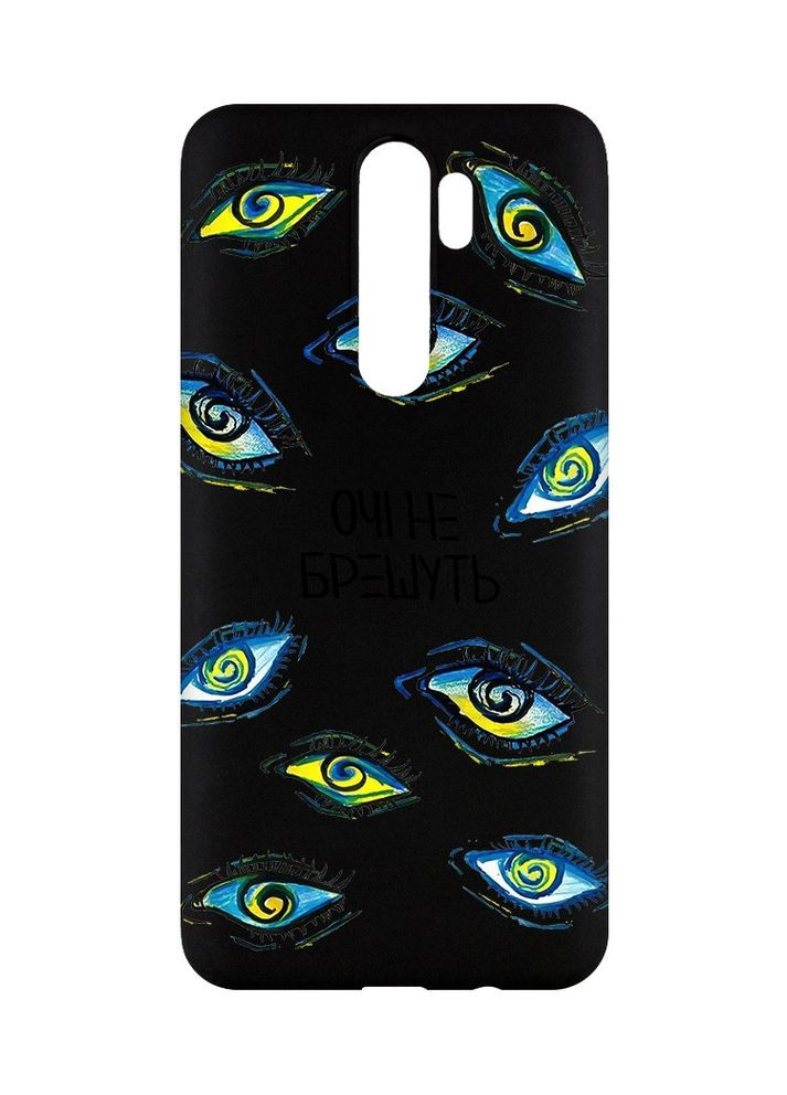 Матовий чорний чохол на Xiaomi Redmi Note 8 Pro:: Очі (принт 358) Creative (360676805)