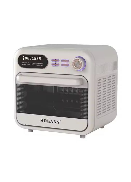 Аэрофритюрница для жарки без масла с функцией духовки аэрогриль мультипечь электропечь 18 л духовка с таймером (FS341) Sokany (361385247)