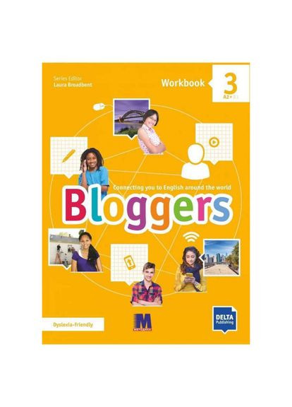 Робочий зошит Bloggers 3 Workbook (A2-B1) Видавництво "Методика" (351587095)