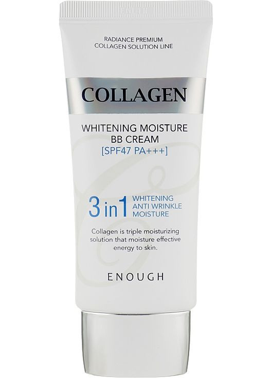 BB-крем с морским коллагеном Collagen 3 in1 Whitening Moisture BB Cream SPF47 PA+++ 50ml (823711-10825) ENOUGH (368623649)