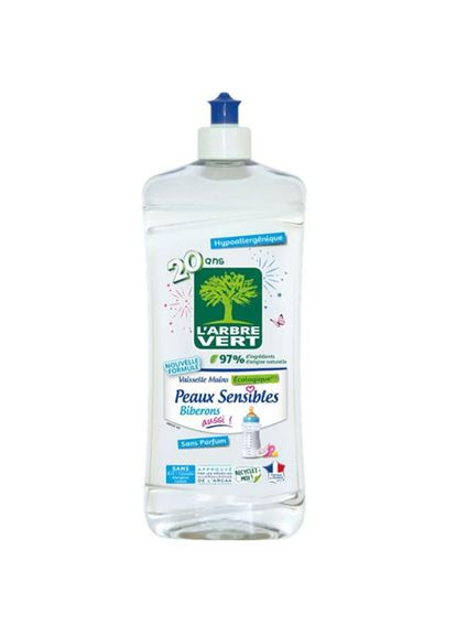 Средство для мытья посуды Чувственная кожа 750 мл (3450601047190) L'arbre Vert (323239178)