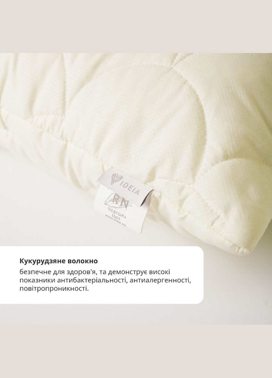 Подушка 50х70 молочного цвета POPCORN ТМ 8-35040 IDEIA (316605653)