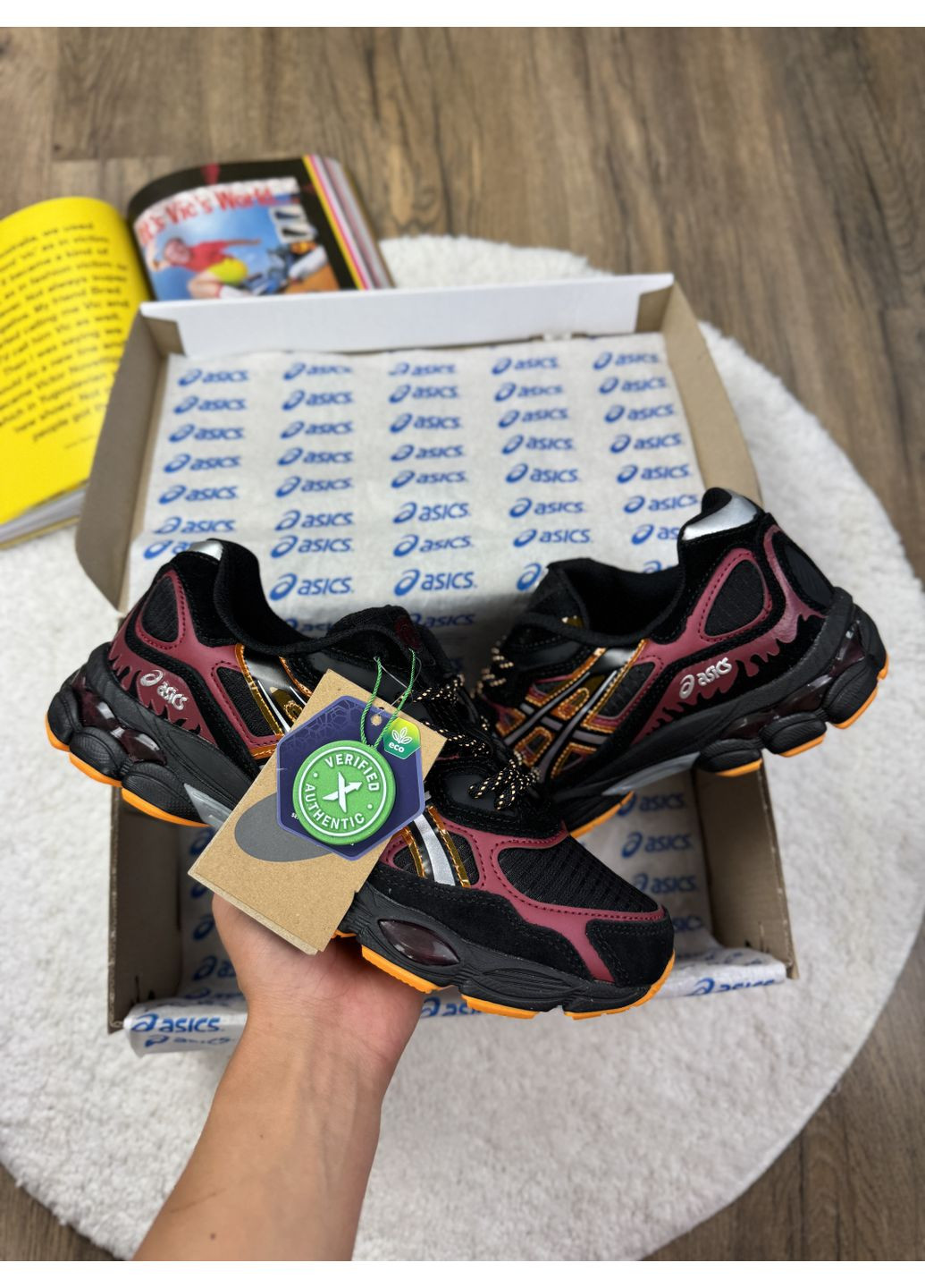 КРОССОВКИ ЖЕНСКИЕ ASICS GEL-NYC NARUTO UZUMAKI АСИКС ГЕЛЬ НЮК No Brand комбинированные демисезоны (369388926)