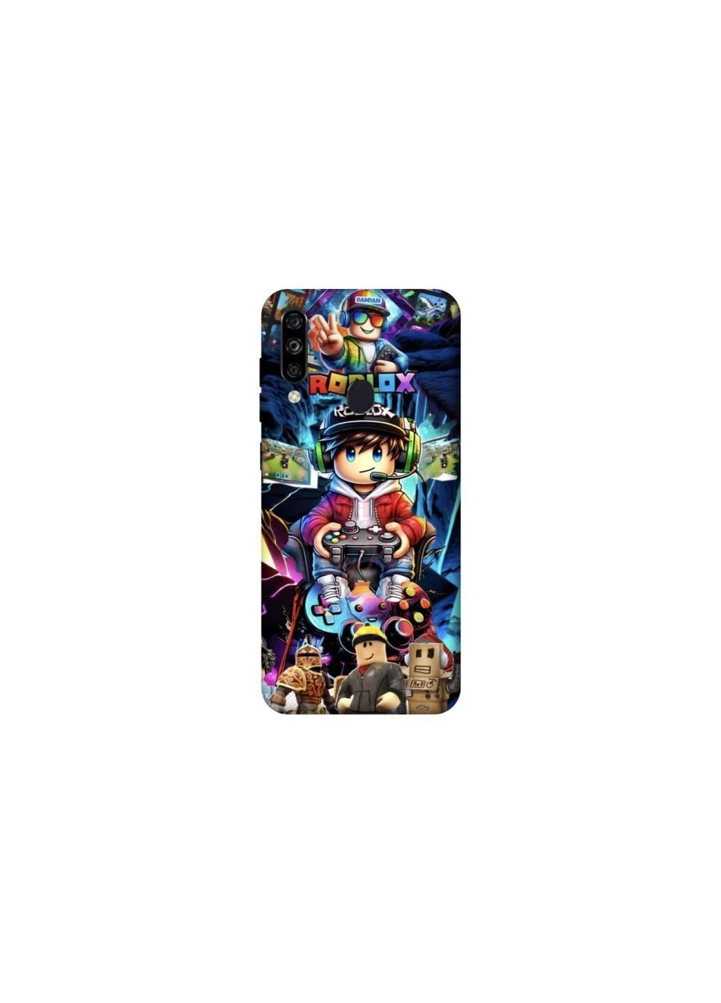 Чехол на ZTE Blade A7 (2020) Roblox collage ver.4 Frontalka (376070779)