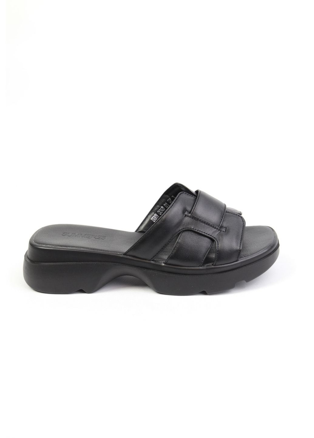 Черные шлепанци Benito