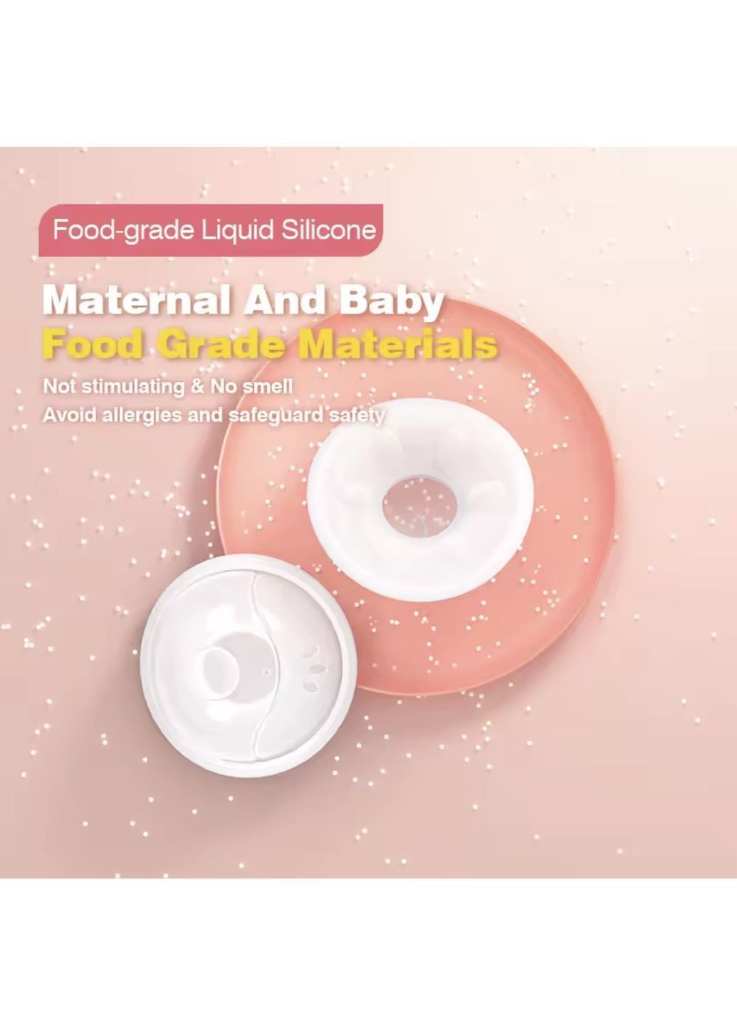 Багаторазові накладки на груди для збирання молока Dr. Isla, накладки на соски, силіконові, ВРА free JSL MSB-03 (369924264)