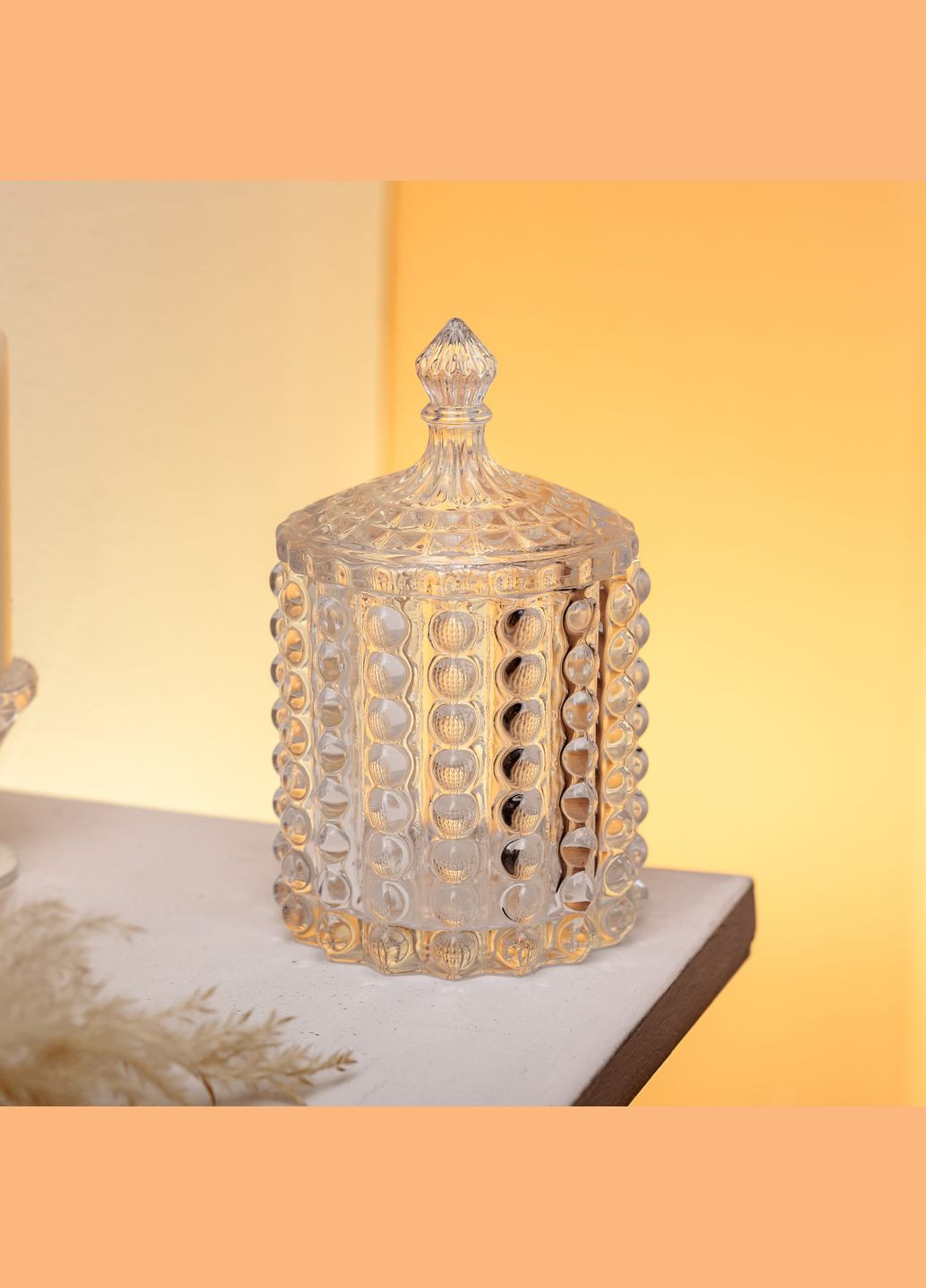 Цукерниця із скла у східному стилі з кришкою Yiwu (328440356)