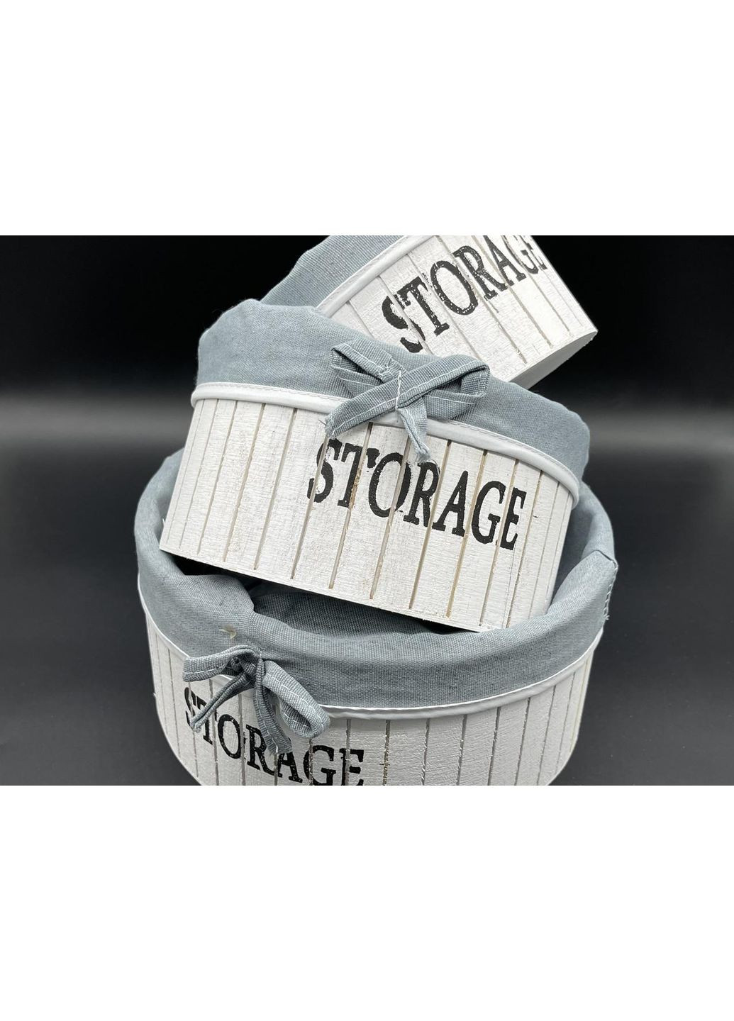 Ящик дерев'яний декоративний з тканиною. 23х11см (F-033-4) HM furnitura (365248788)