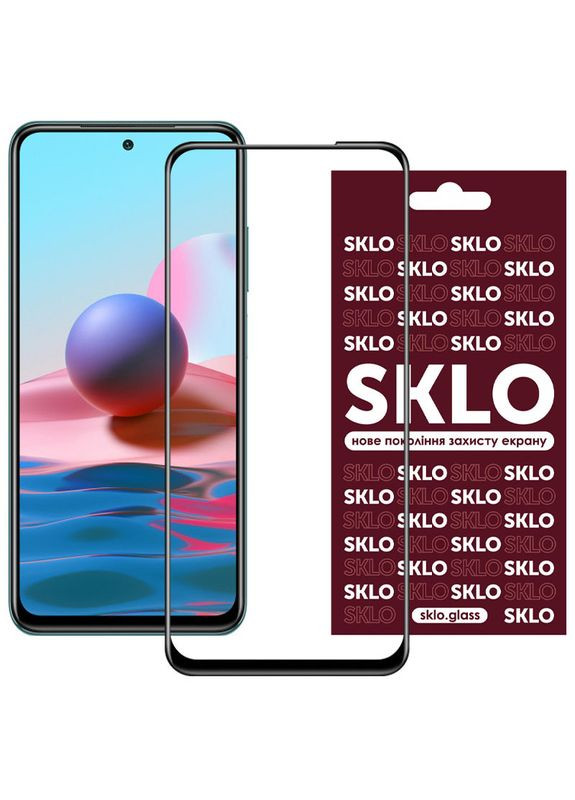 Захисне скло 3D для Xiaomi Redmi Note 10 / Note 10s / Poco M5s SKLO (372648813)
