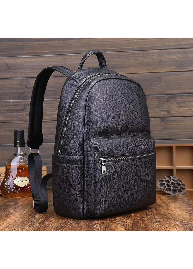 Чоловічий рюкзак з натуральної шкіри 28х39х15, наплічник для ноутбука та документів 81809 Tiding Bag (332054089)