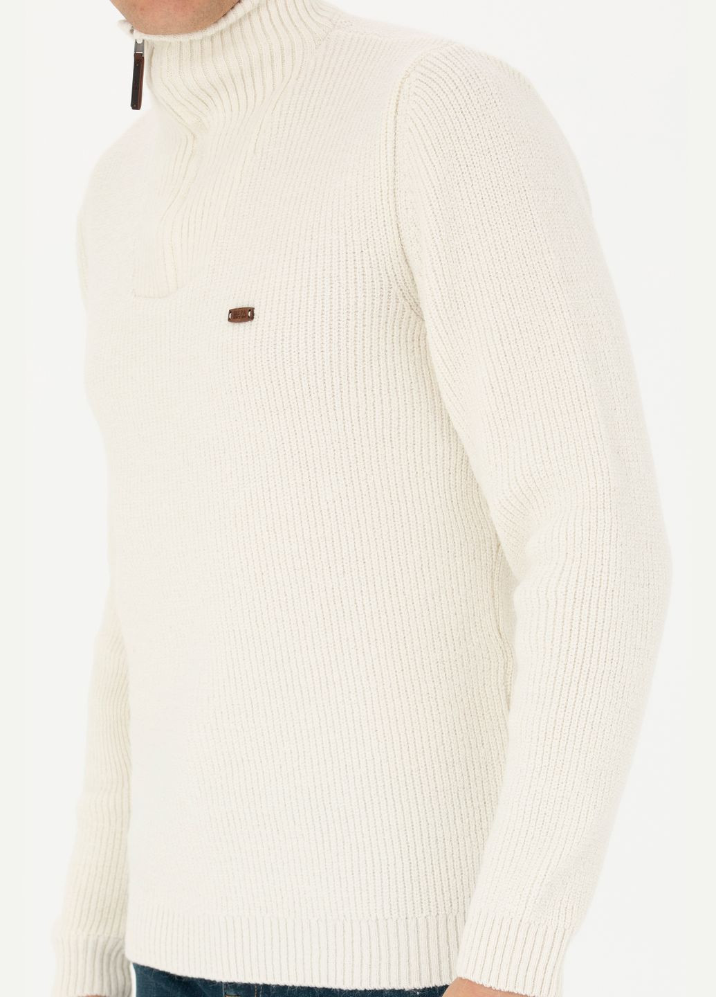 Серый свитер u.s. polo assn. мужской U.S. Polo Assn.