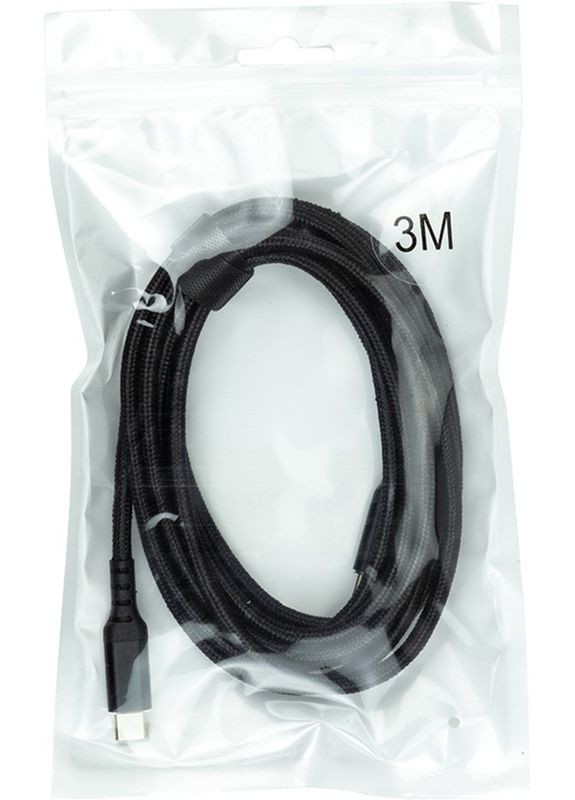 Кабель USB Type-C - USB Type-C (M/M) PD 60W, 3 м, Black (CA914104) San Guan (336954805)
