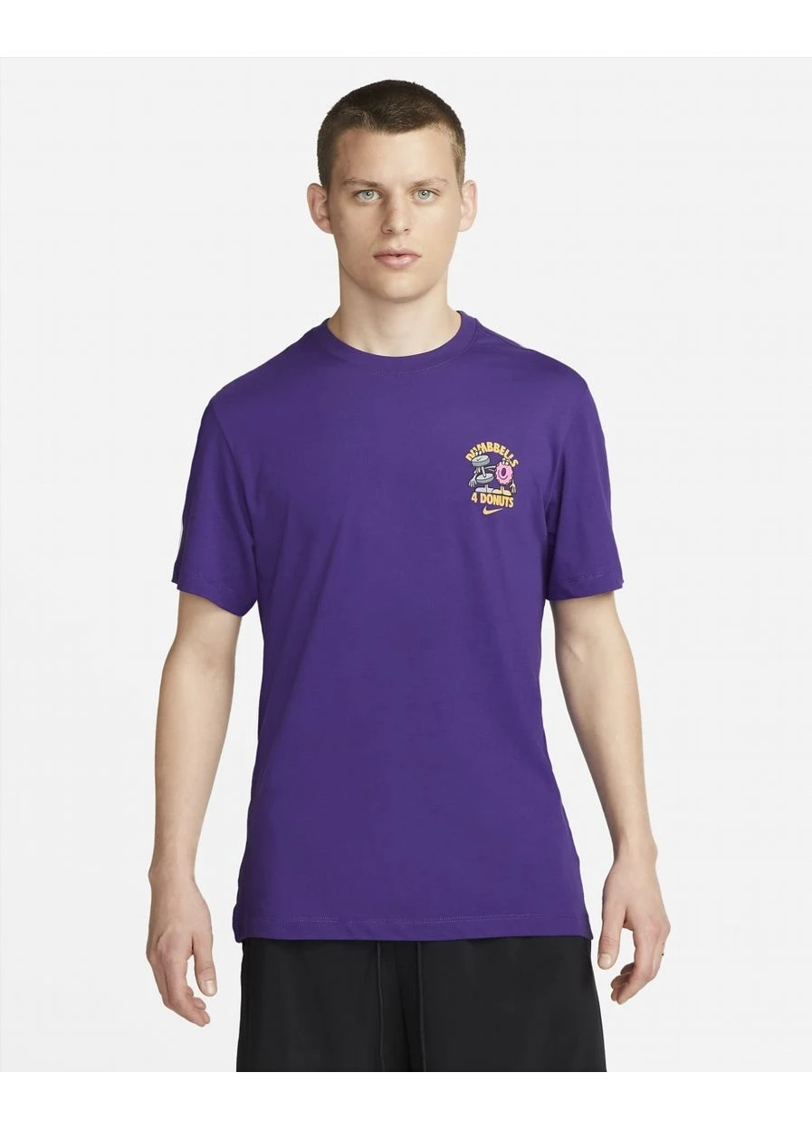 Фіолетова футболка dri-fit training t-shirt violet fd0138-547 Nike
