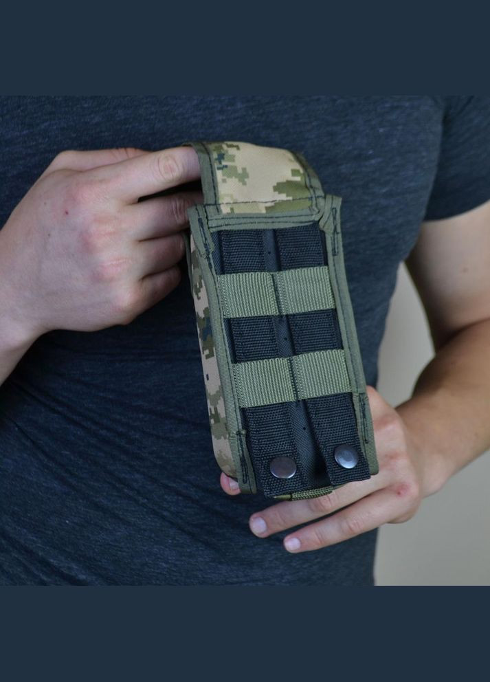 Подсумок на 2 магазина двойной из кордуры пиксель CZ-724 MOLLE тактический No Brand (350937034)