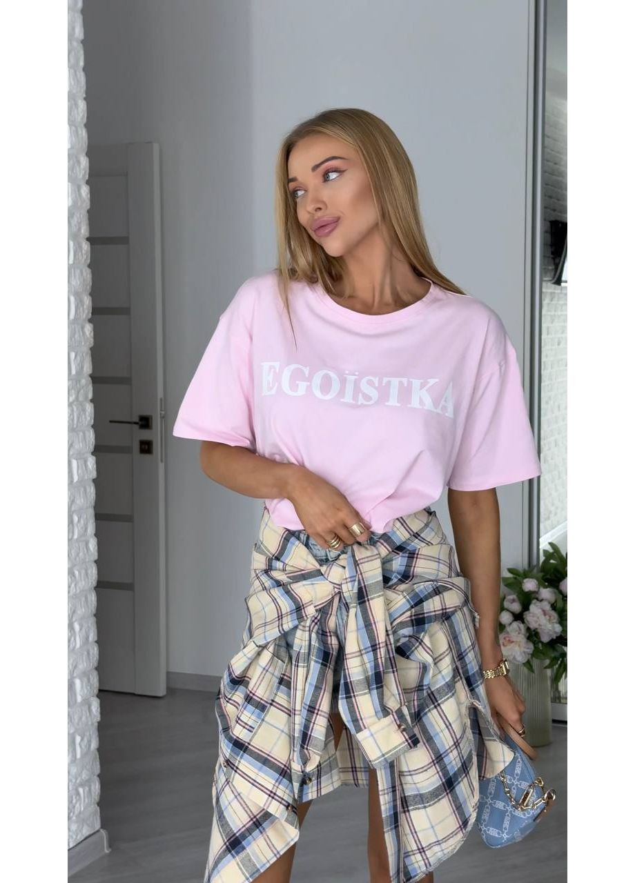 Жіноча сорочка оверсайз з фланелі MonCher (352709633)