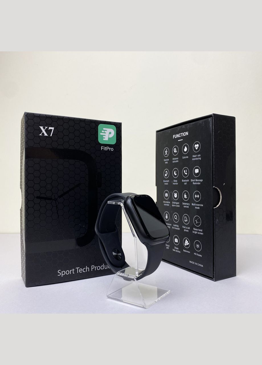 Розумний годинник Smart Watch X7 чорний No Brand (289872532)