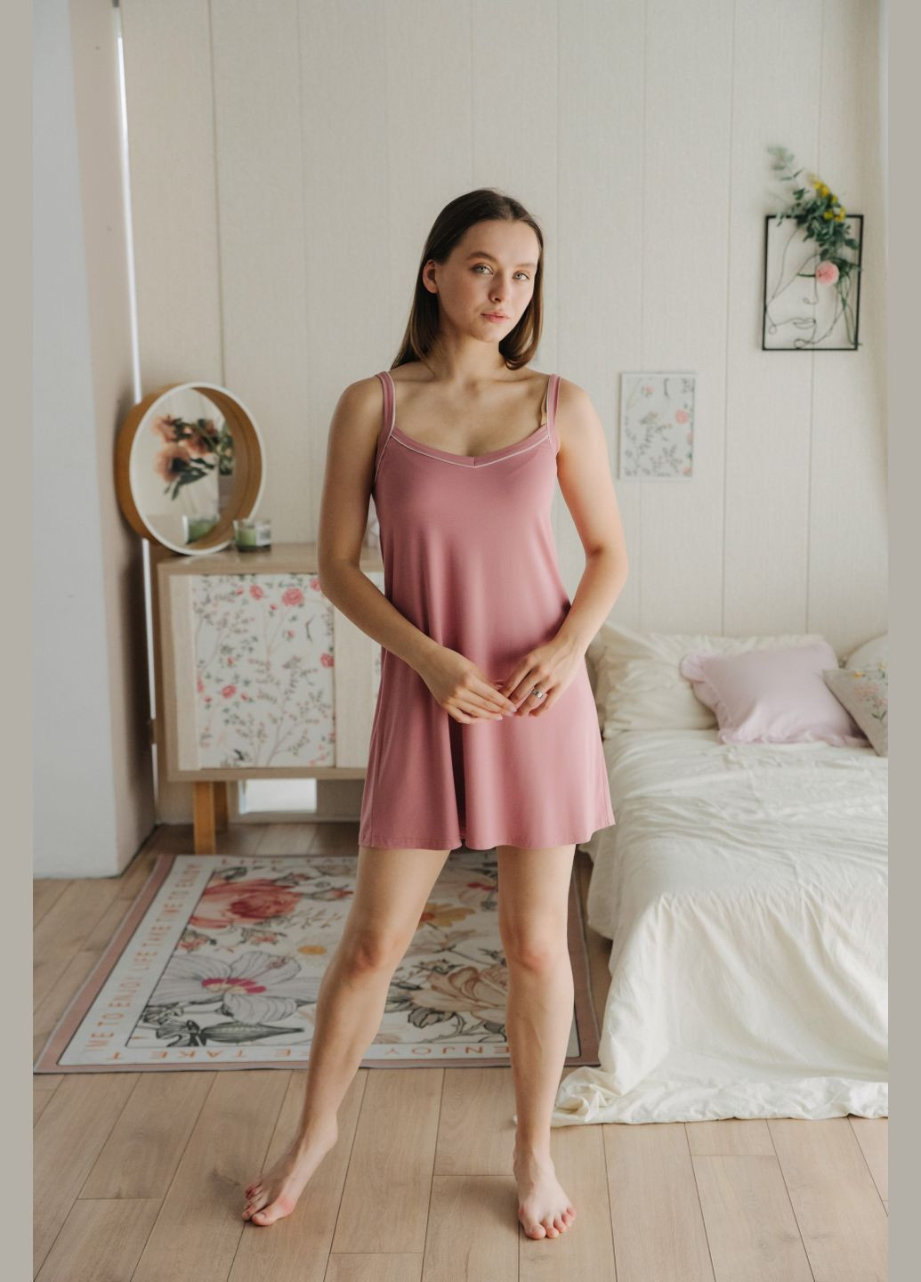 Нічна жіноча сорочка NEL (302752937)