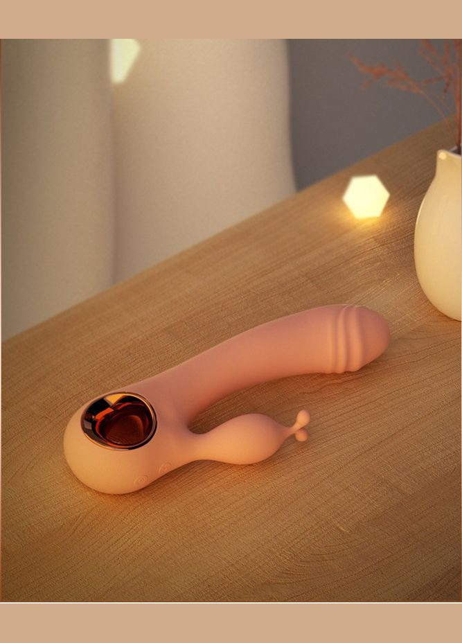 Вібратор-кролик Pink, жіночий кліторально-вагінальний стимулятор. Еротичний подарунок Lilo (315723256)