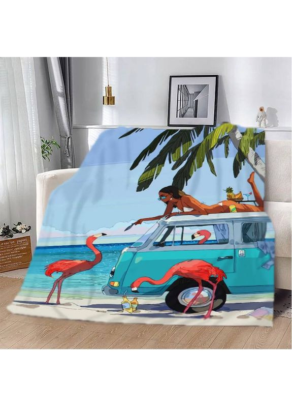 Плед 3D Солнечный берег 29892 180х215 см FlexDress (368763732)