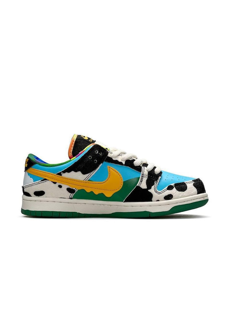 КРОСІВКИ ЖІНОЧІ NIKE SB DUNK LOW X BEN & JERRYS НАЙК СБ ДАНК No Brand комбіновані демісезони (367176591)