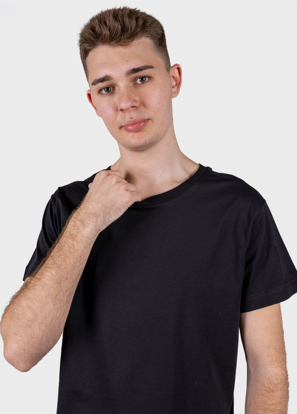 Чорна футболка чоловіча чорна 103722 Power