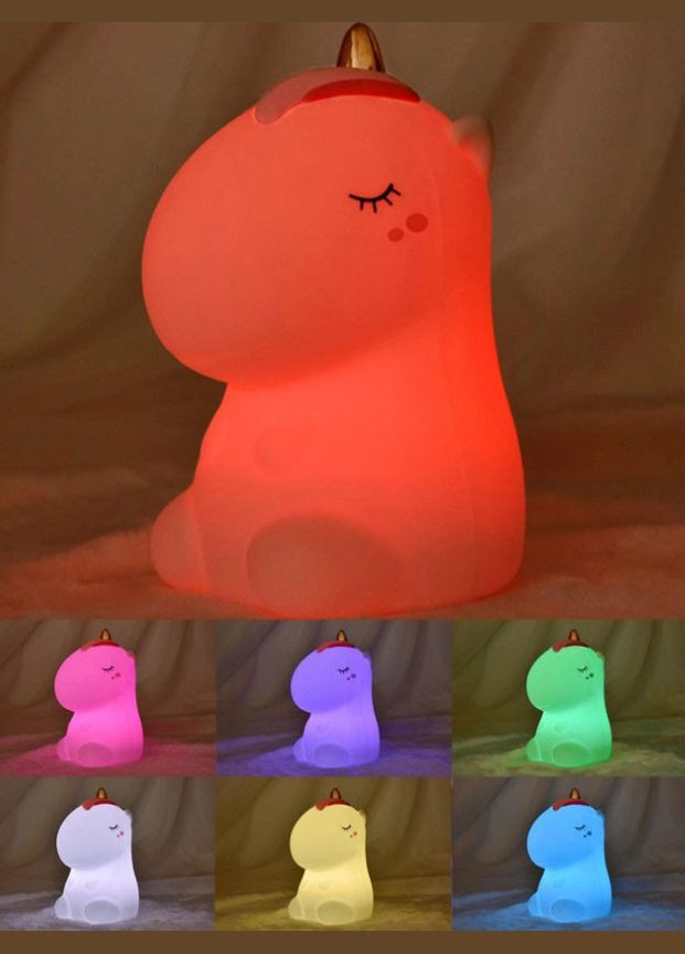 Декоративный ночник Lovely Horse LJC-132 единорог детский силиконовый светильник для сна игрушка No Brand (317275900)