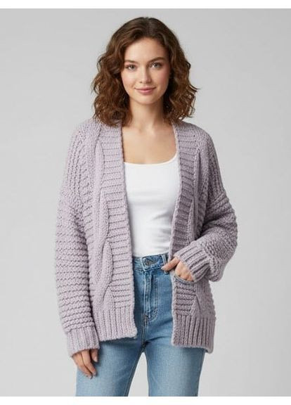 Фиолетовый кардиган Dilvin