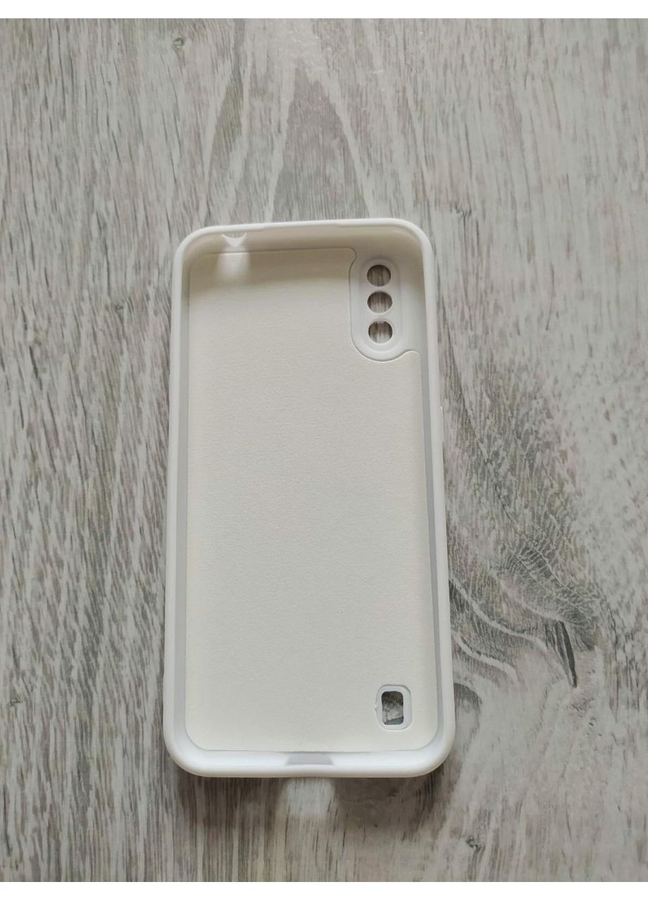 Чохол для Galaxy A01 (A015) Silicone Case full Білий Samsung (360896781)