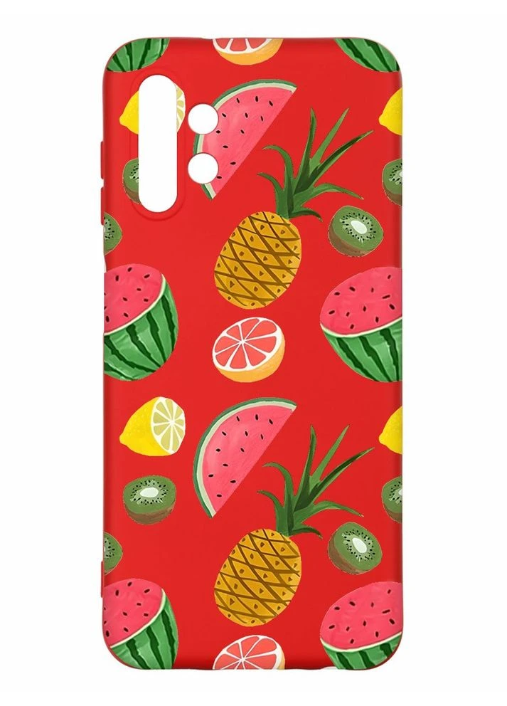 Матовый чехол на Samsung A13 4G:: Фруктовый микс (принт 347) Creative (360698432)