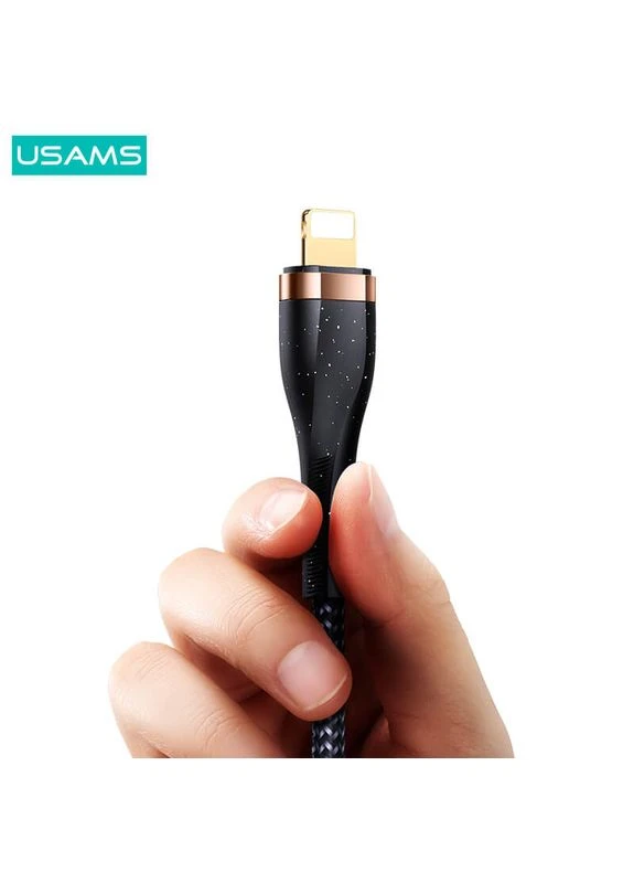 Кабель Type-C to Lightning PD Fast Charging & Data Cable U64 120см |PD, 20W, 2.4A| Чорний USAMS (337351032)