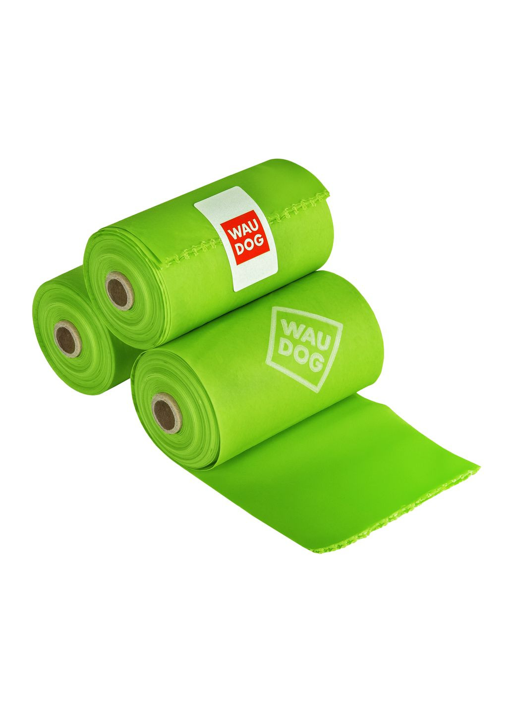 Пакети з біорозкладного поліетилену 22х33 см 3 рулони по 15 шт (упаковка 45 шт) WAUDOG (354701076)