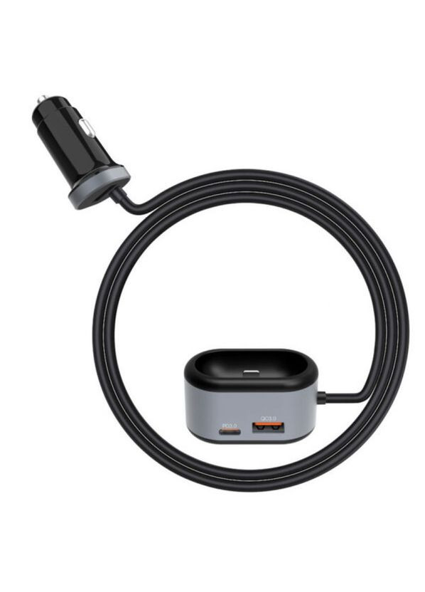 Автомобільний зарядний пристрій (адаптер) 4в1 CC29 PD / QC3.0 / TWS Gen / з конектором Lightning для AirPods black XO (333827840)