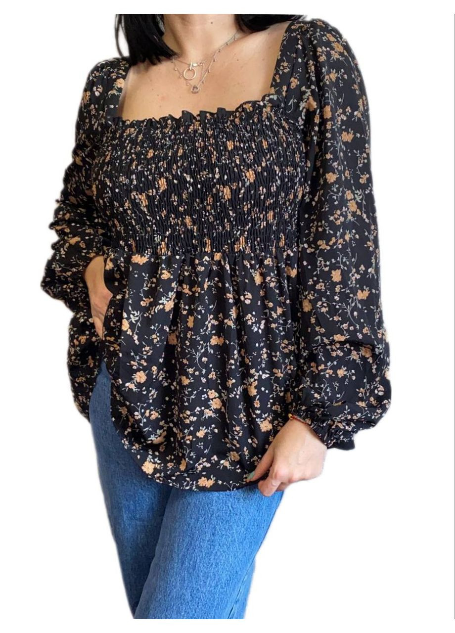 Комбинированная блузка Fashion Club