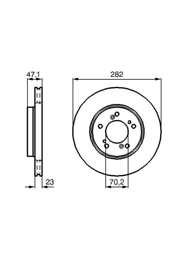 Тормозной диск Bosch (390270768)