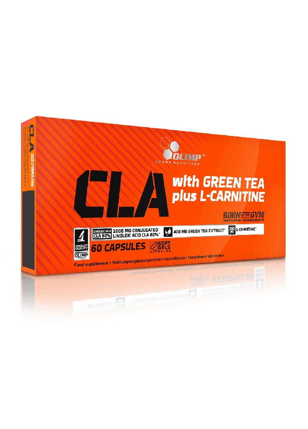 Жиросжигатель CLA with Green Tea plus L-Carnitine, 60 капсул - Sport Edition Olimp (293482434)