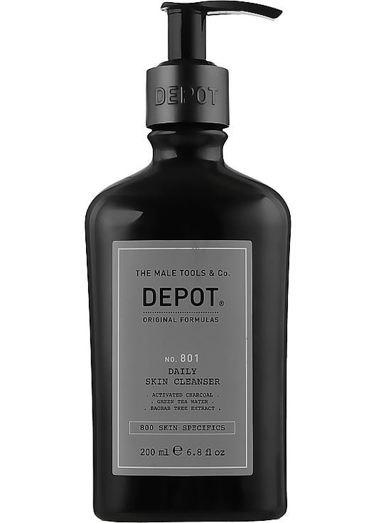 Гель очищувальний для обличчя й шиї для щоденного застосування No 801 Daily Skin Cleanser 200ml (947447-14179) Depot (368621236)