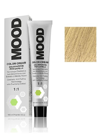Кремфарба для волосся з аміаком 11/0 Мood Color Дуже світлий натуральний блонд, 100 мл Mood (292735844)