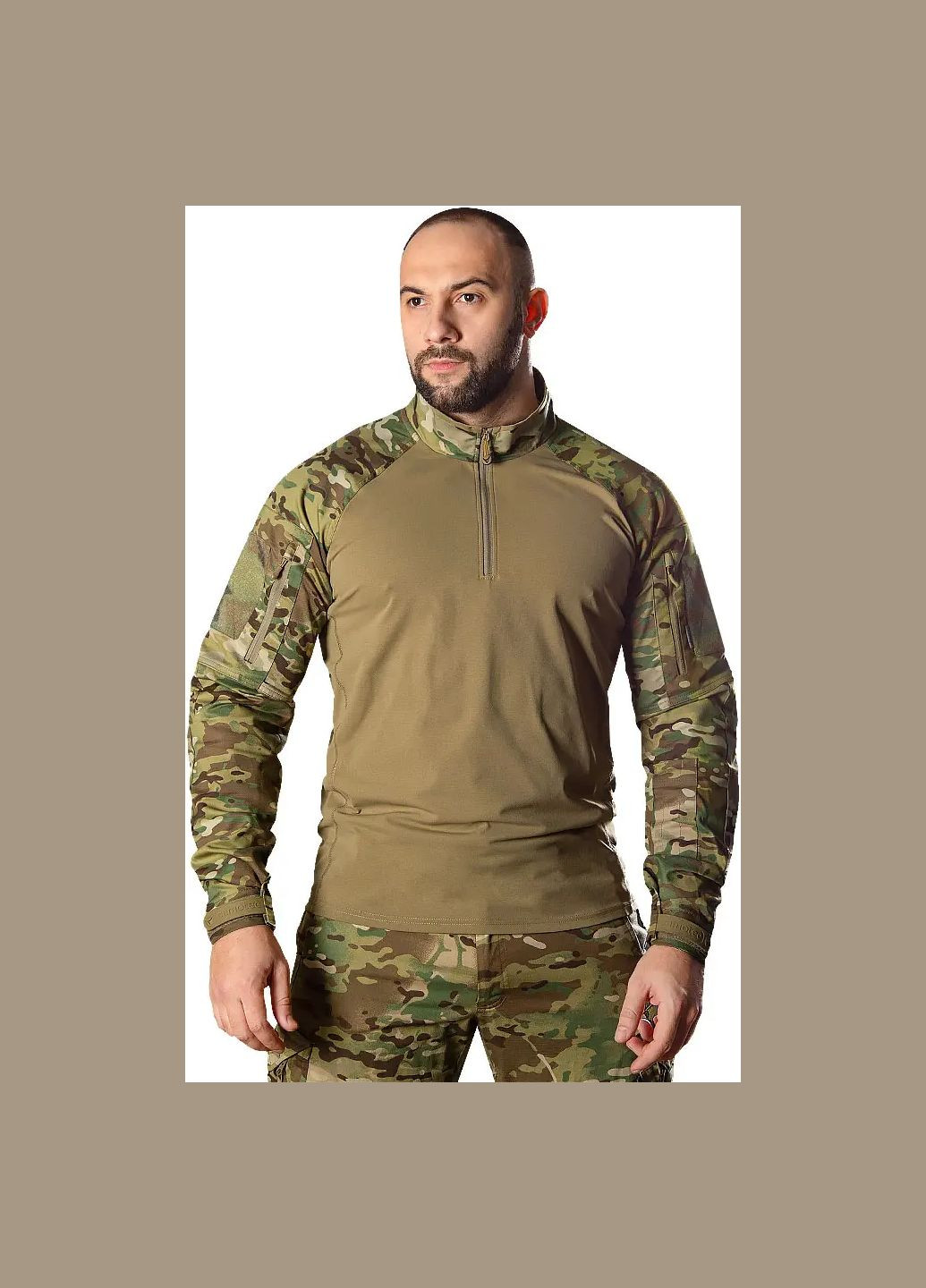 Комбинированная лонгслив raid twill/orona multicam/tan Camotec