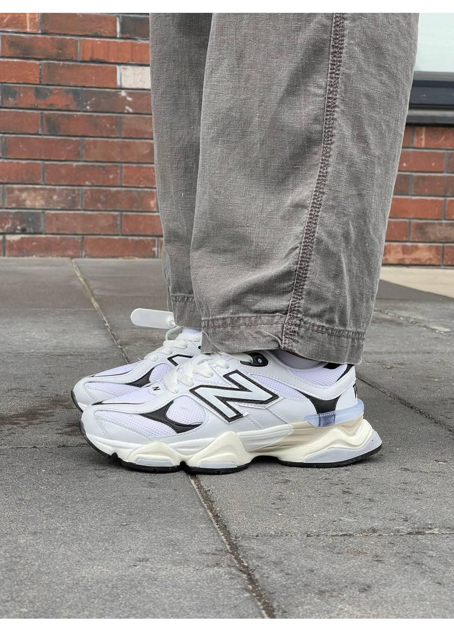 КРОСІВКИ ЖІНОЧІ NEW BALANCE 9060 WHITE BLACK НЬЮ БЕЛАНС 9060 No Brand чорні демісезони (367177714)