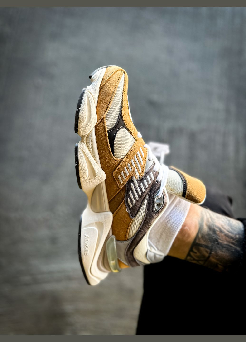 Кросівки жіночі і чоловічі New Balance 9060 workwear brown | Нью Беланс 9060 коричневі No Brand коричневі всесезони (311675138)