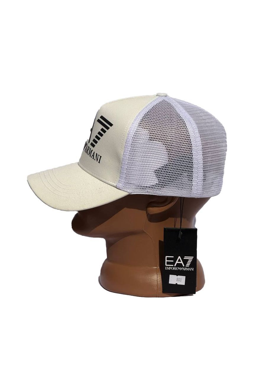 Стильная молочная мужская кепка No Brand (362356190)